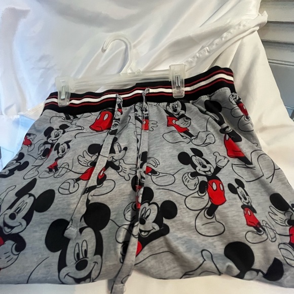 DISNEY Mickey Mouse Red and Gray Lounge Pants - Picture 6 of 9